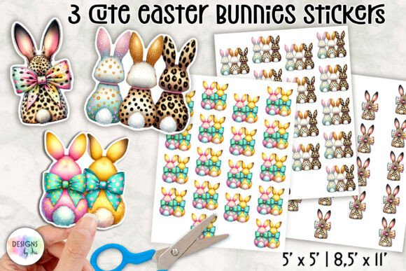 Download Cute Easter Bunny Stickers - Premium Resources