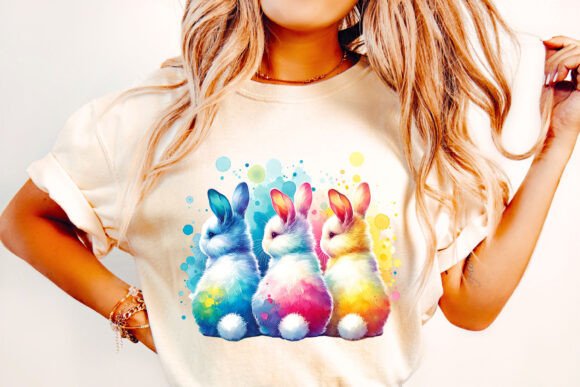 Download Easter Watercolor Bunny PNG Sublimation - Watercolor bunny png Collection