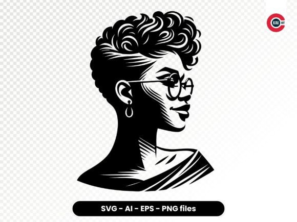 Download Modern Black Woman Vector SVG - Vector svg Collection