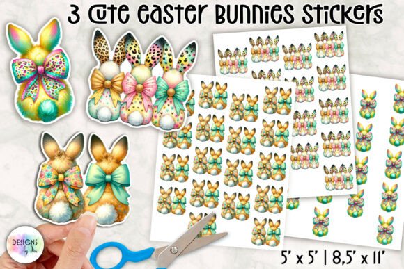 Download Cute Easter Bunny Stickers - Premium Resources
