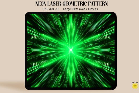 Download Neon Vibrant Green Laser Pattern - Premium Resources
