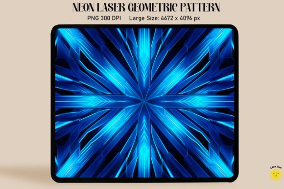 Download Neon Vibrant Blue Laser Pattern - Premium Resources