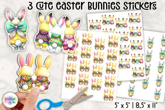 Download Cute Easter Bunny Stickers - Premium Bundle